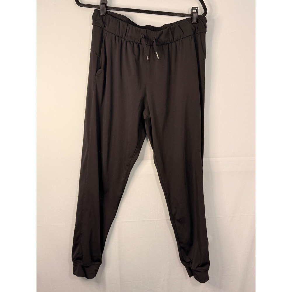 Unbranded Athletic Joggers Women‎ Size XL Black Drawstring Pockets Tapered Pants